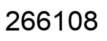 Number 266108 black image