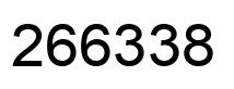 Número 266338 imagen negro