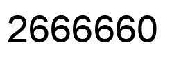 Número 2666660 imagen negro