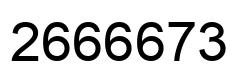 Número 2666673 imagen negro