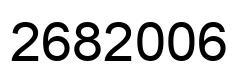 Number 2682006 black image