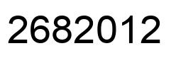 Número 2682012 imagen negro