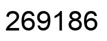 Number 269186 black image