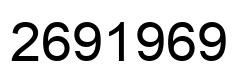 Number 2691969 black image