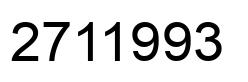 Número 2711993 imagen negro