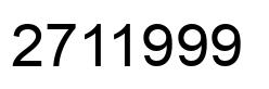 Número 2711999 imagen negro