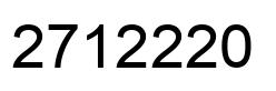 Número 2712220 imagen negro