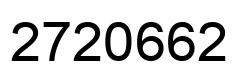 Número 2720662 imagen negro