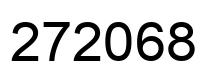 Número 272068 imagen negro