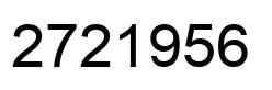 Número 2721956 imagen negro