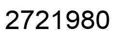 Número 2721980 imagen negro
