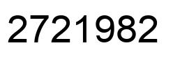 Número 2721982 imagen negro