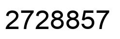 Número 2728857 imagen negro