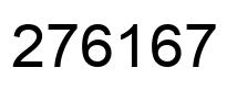 Número 276167 imagen negro