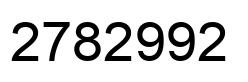 Número 2782992 imagen negro