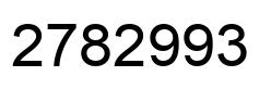 Número 2782993 imagen negro
