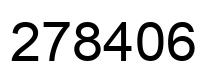 Number 278406 black image