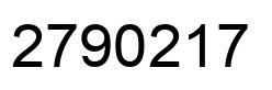 Número 2790217 imagen negro