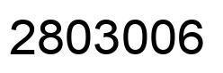 Number 2803006 black image