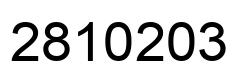 Number 2810203 black image