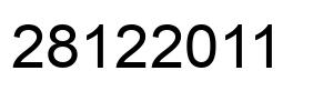 Number 28122011 black image