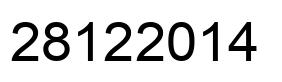 Number 28122014 black image