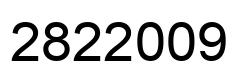 Número 2822009 imagen negro