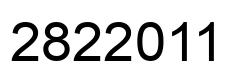 Número 2822011 imagen negro