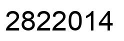 Número 2822014 imagen negro