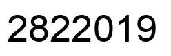 Número 2822019 imagen negro