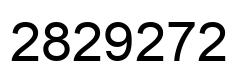 Number 2829272 black image