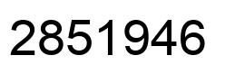 Número 2851946 imagen negro