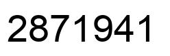 Número 2871941 imagen negro