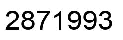 Número 2871993 imagen negro