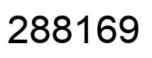 Number 288169 black image