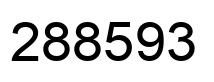 Número 288593 imagen negro