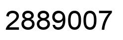 Number 2889007 black image