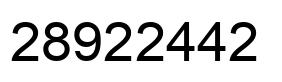 Número 28922442 imagen negro