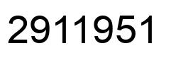 Número 2911951 imagen negro
