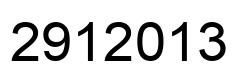 Número 2912013 imagen negro