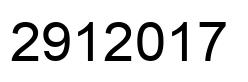 Número 2912017 imagen negro