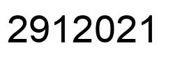 Número 2912021 imagen negro