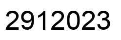 Número 2912023 imagen negro