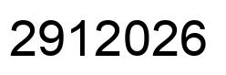 Número 2912026 imagen negro