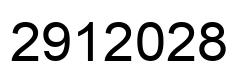 Number 2912028 black image