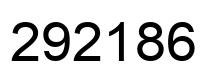 Number 292186 black image
