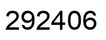 Número 292406 imagen negro