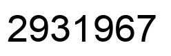 Número 2931967 imagen negro
