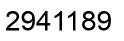 Número 2941189 imagen negro