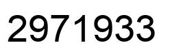 Número 2971933 imagen negro
